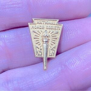 Vintage Gold Filled National Honor Society Lapel Pin
